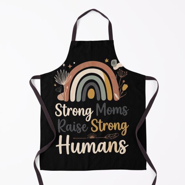 Item preview, Strong Moms Raise Strong Humans Boho Rainbow Inspirational Mama Quote designed and sold by Im-Ara.