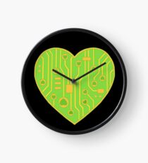 Circuitboard Valentine Clock