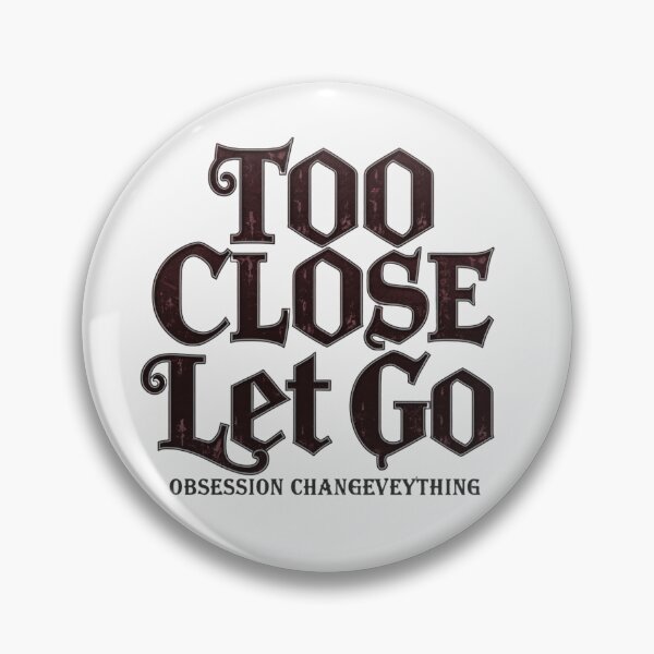 Item preview, Too Close To Let Go Obsession Dark Academia Typography T-Shirt designed and sold by Vvmd.