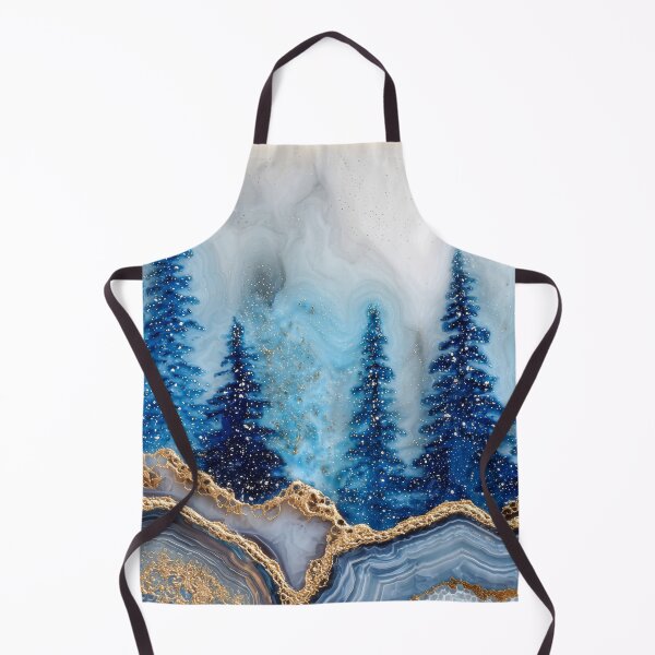 Item preview, Winter Mountain Scenery Geode Art designed and sold by MargaretWiktor.