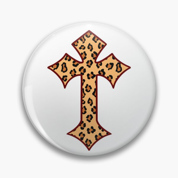 Item preview, Animal Print Cross Red  designed and sold by Eidalfina.