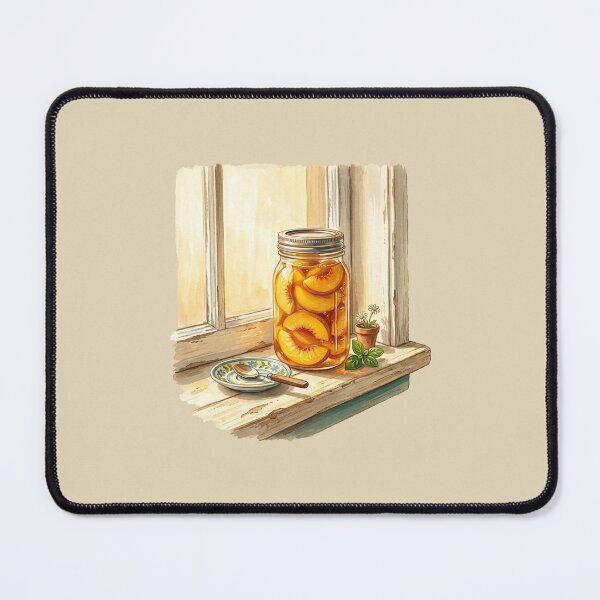 Item preview, Vintage Golden Summer Canning Jar Art designed and sold by DuckOddity.