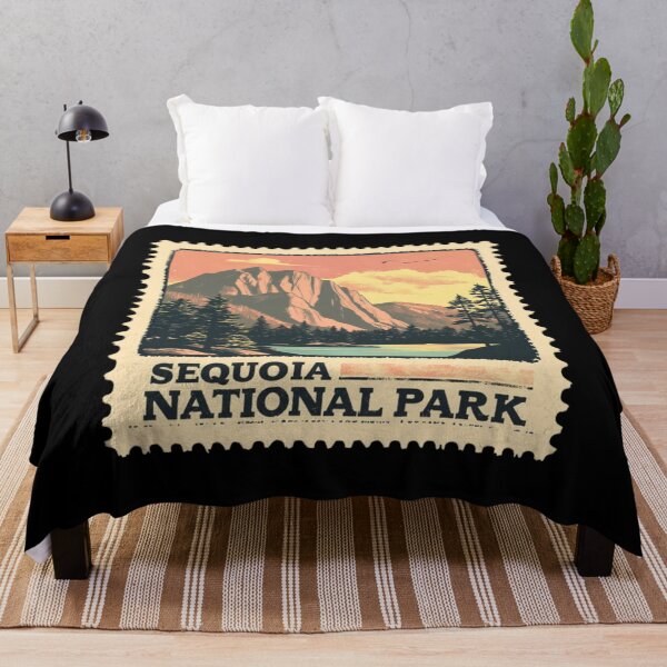 Item preview, Sequoia Vintage Postage Stamp - Granite Peaks designed and sold by tiigerdad.