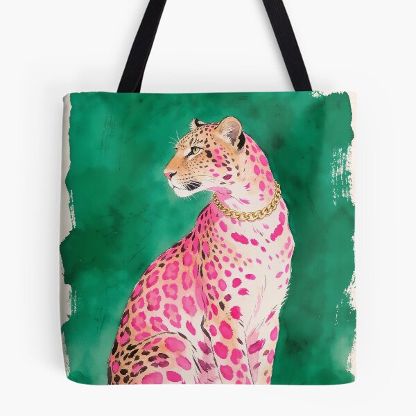 Item preview, Leopard with vibrant pink spots designed and sold by paulrommer.