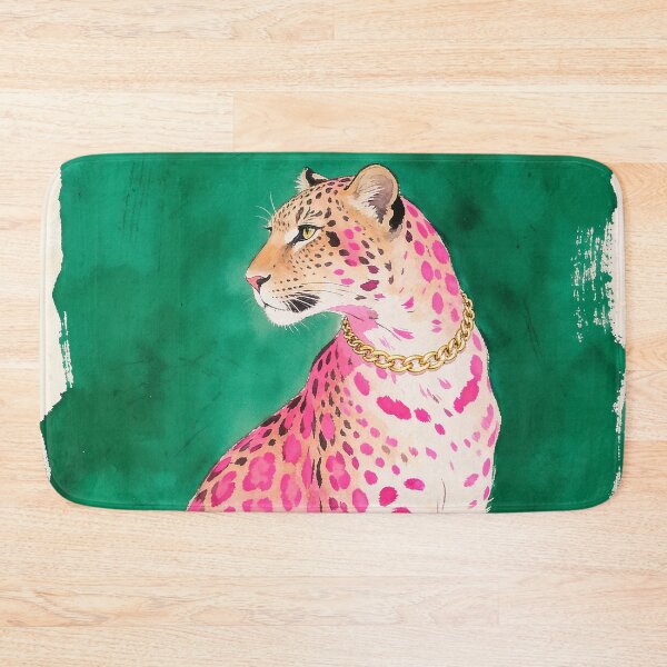 Item preview, Leopard with vibrant pink spots designed and sold by paulrommer.