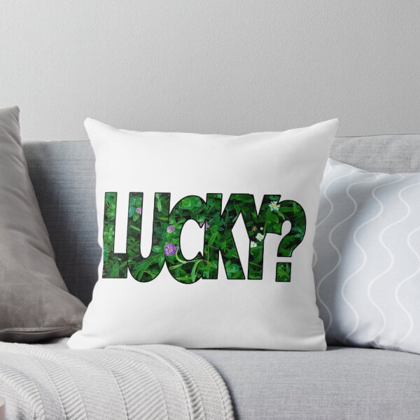 Item preview, LUCKY Clover Grass Texture Typography Design designed and sold by nvrprooo.