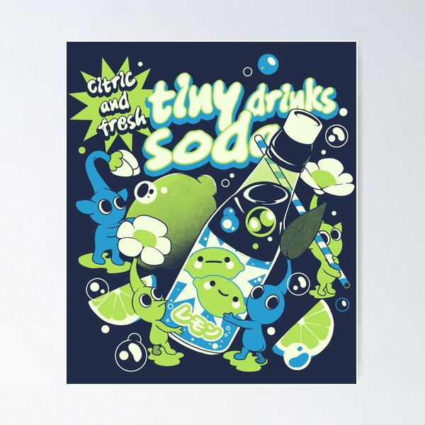 Item preview, Tiny Drinks Soda designed and sold by Ilustrata®.