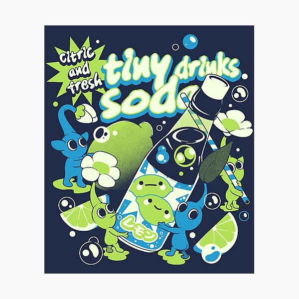 Item preview, Tiny Drinks Soda designed and sold by Ilustrata®.