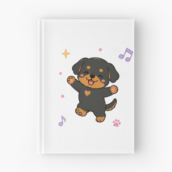 Item preview, Happy Dancing Rottweiler Cute Cartoon Puppy designed and sold by Seculinator.