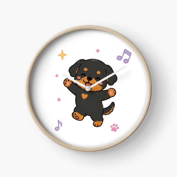 Item preview, Happy Dancing Rottweiler Cute Cartoon Puppy designed and sold by Seculinator.