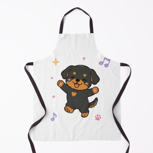 Item preview, Happy Dancing Rottweiler Cute Cartoon Puppy designed and sold by Seculinator.