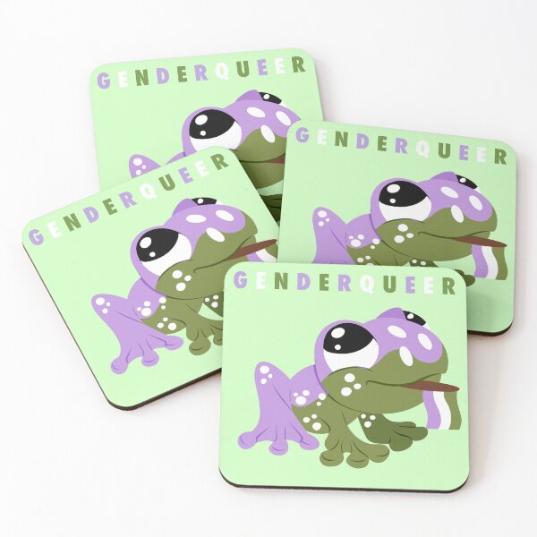 Item preview, Genderqueer Frog designed and sold by That_Blind_Artist.