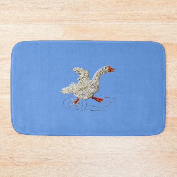 Item preview, Paddling goose hand embroidered designed and sold by Alsa-Hand Embroidery.
