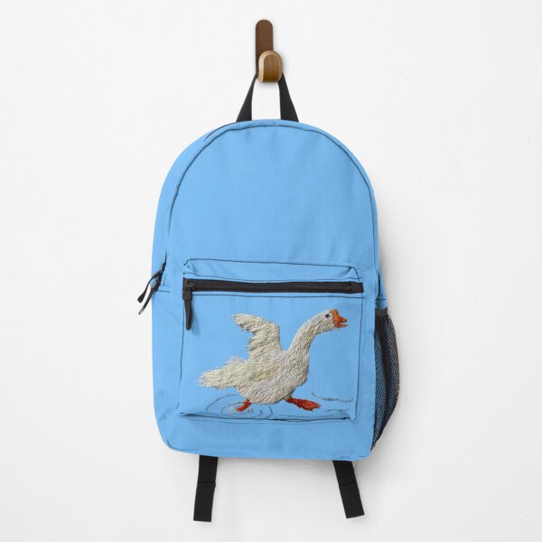 Item preview, Paddling goose hand embroidered designed and sold by Alsa-Hand Embroidery.