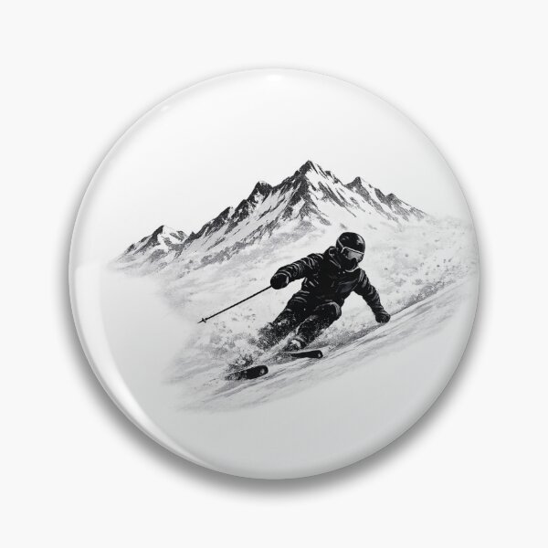 Item preview, Downhill Skiing in the Heart of the Peaks designed and sold by KM Design.