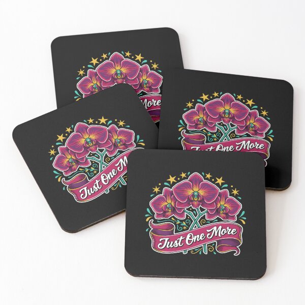 Item preview, Just One More Orchid Retro Humorous Orchid Lover Graphic designed and sold by Redgiant87x.