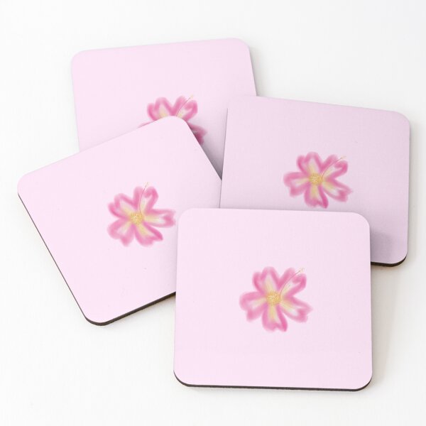 Item preview, Watercolor hibiscus flower designed and sold by SnailTrailCo.