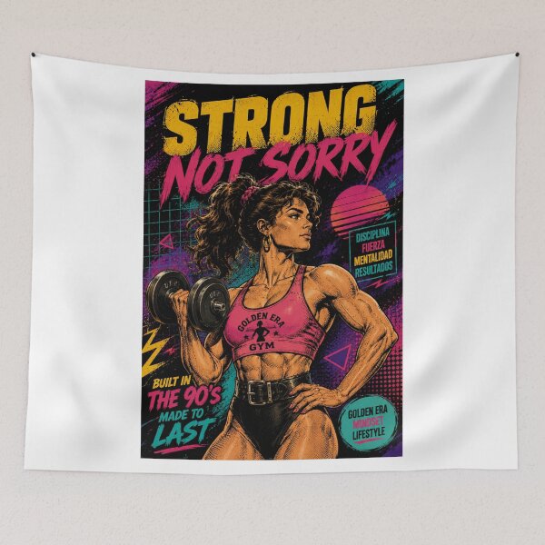 Item preview, Strong Unapologetic Fitness Girl 90s Comic designed and sold by JonelleTshirts.
