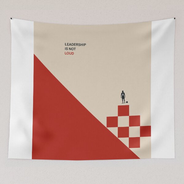 Item preview, Luka Modrić Leadership Minimalist Football Poster designed and sold by Studio pod Burom.