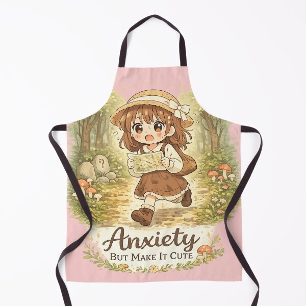 Item preview, Anxiety But Make It Cute Funny Anime Forest Girl Cozy Aesthetic Design designed and sold by Im-Ara.
