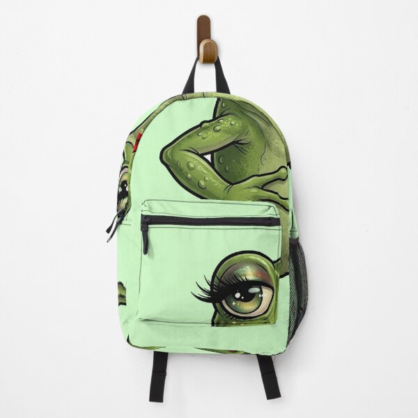 Item preview, Sassy Glamour Frog with Lipstick and Mirror | Funny Diva Frog Art | Cute Frog Makeup Illustration | Funny Frog Lover Print designed and sold by NeonKawaiiCo.