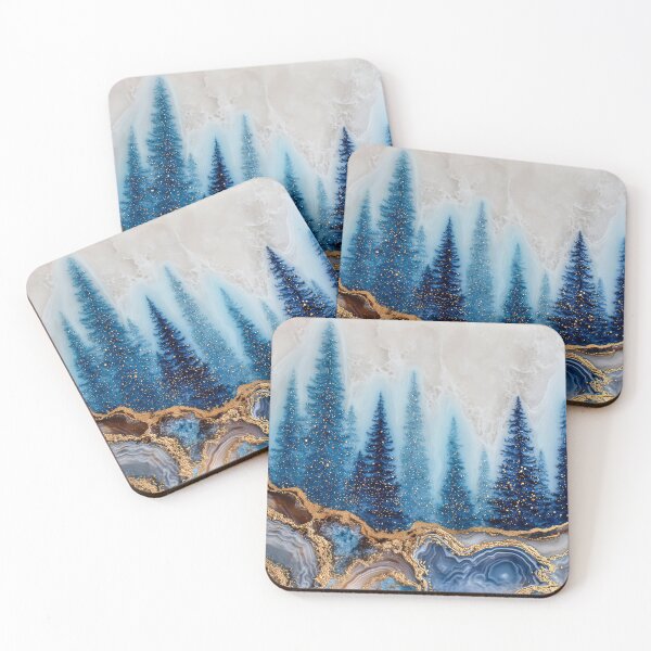 Item preview, Winter Forest Scenery Resin Art designed and sold by MargaretWiktor.