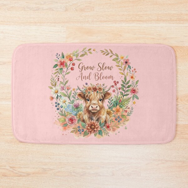 Item preview, Cute Highland Cow Floral Art Print Rustic Farmhouse Decor Gift For Her designed and sold by Im-Ara.