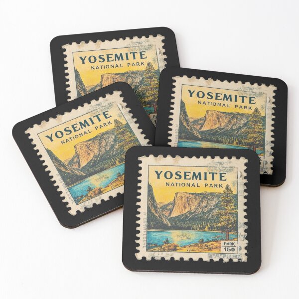 Item preview, Yosemite Vintage Postage Stamp - El Capitan designed and sold by tiigerdad.