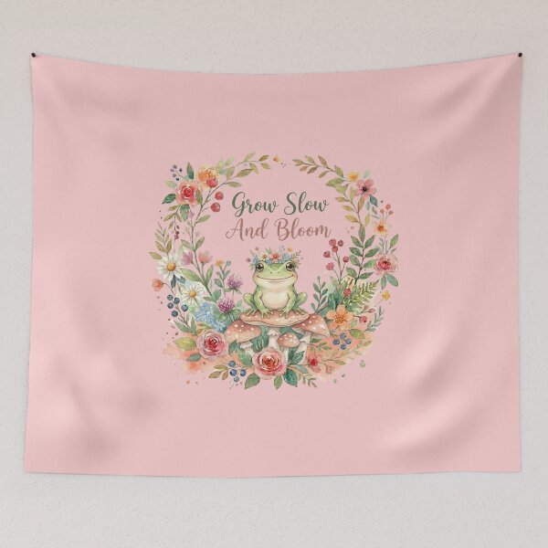 Item preview, Cute Frog Wall Art For Cozy Nature Lovers Funny Cottagecore Decor designed and sold by Im-Ara.