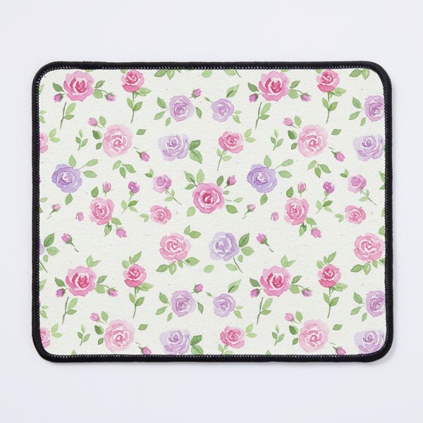 Item preview, Pink and Lavender Rose Watercolor Pattern designed and sold by wissal.studio.