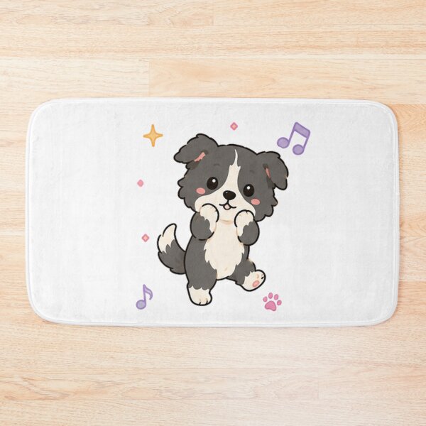 Item preview, Cute Border Collie Puppy Kawaii Australian Shepherd Art designed and sold by Seculinator.