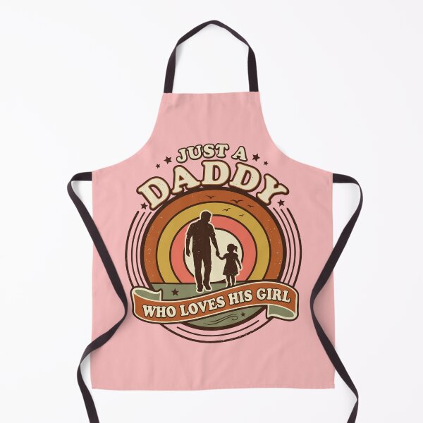 Item preview, Just A Daddy Who Loves His Girl Retro Vintage Sunset Father Daughter Emotional Gift Idea designed and sold by Im-Ara.