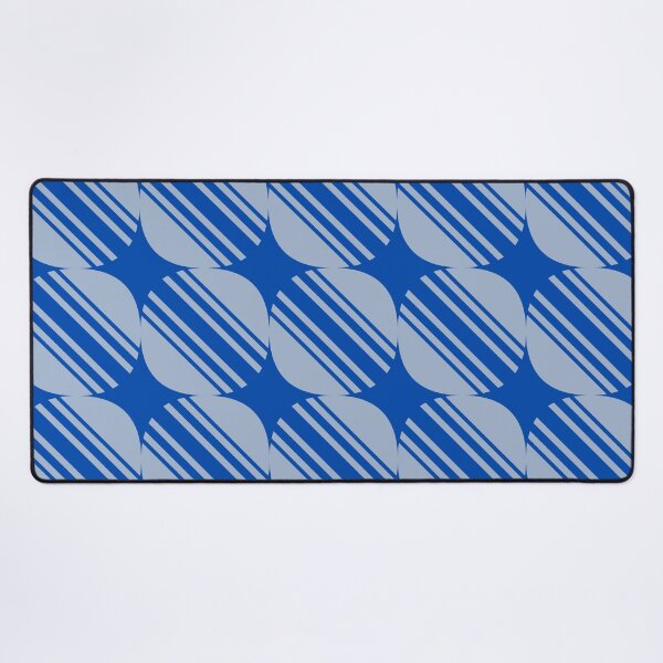 Item preview, Cobalt & light steel blue mosaic designed and sold by Mint + Midnight.