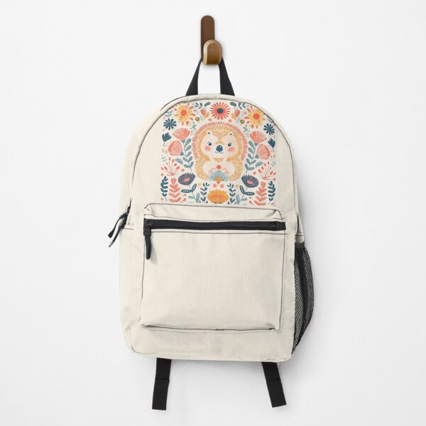 Item preview, Scandinavian Folk Art, Floral Hedgehog designed and sold by xiao xuans.