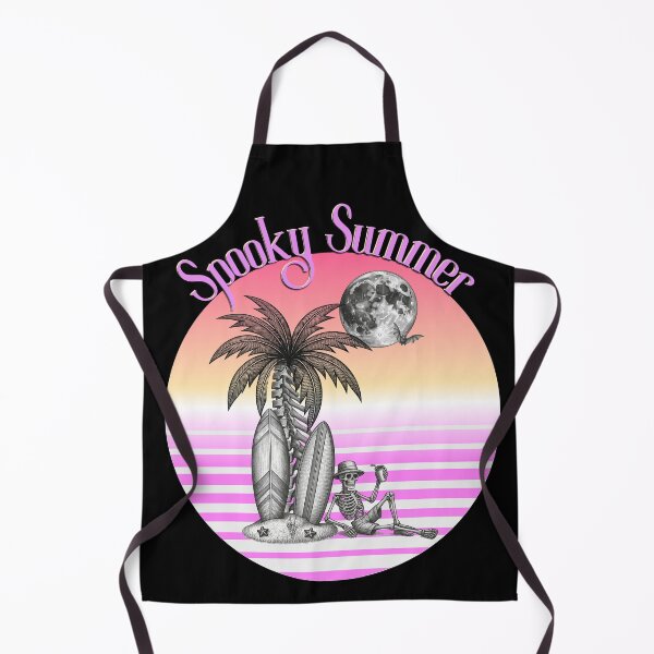 Item preview, Spooky Summer Skeleton Surf Retro Sunset designed and sold by SunandShade.