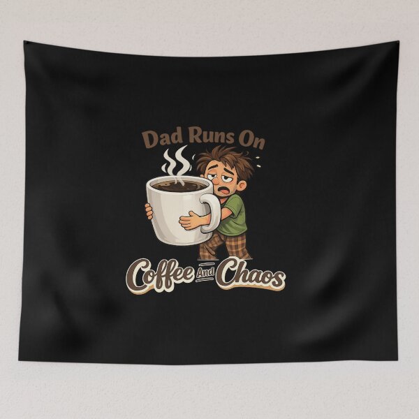 Item preview, Funny Exhausted Daddy Coffee Lover Gift for Father’s Day Sleep Deprived Humor designed and sold by Im-Ara.