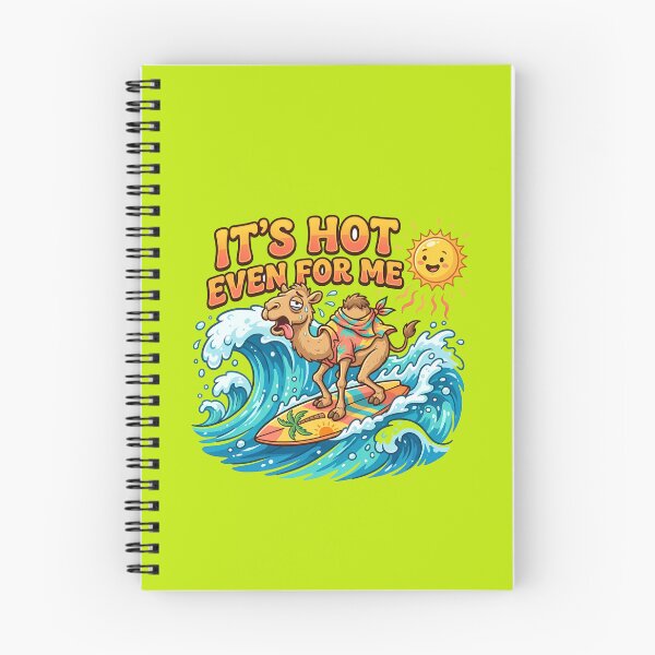 Item preview, Funny Surfing Camel - It's Hot Even For Me designed and sold by AbderraimArt.
