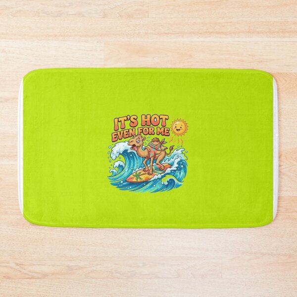 Item preview, Funny Surfing Camel - It's Hot Even For Me designed and sold by AbderraimArt.