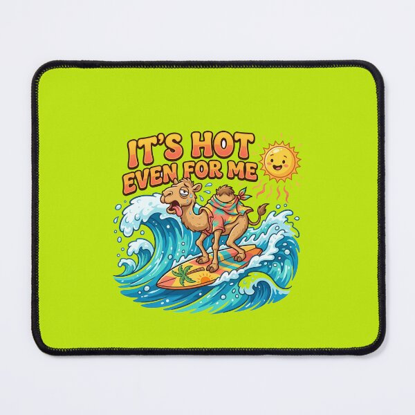 Item preview, Funny Surfing Camel - It's Hot Even For Me designed and sold by Abderraim.