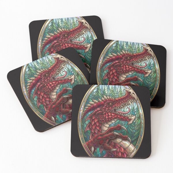 Item preview, Stained Glass Dragon designed and sold by GothTees.