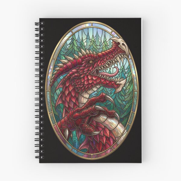 Item preview, Stained Glass Dragon designed and sold by GothTees.