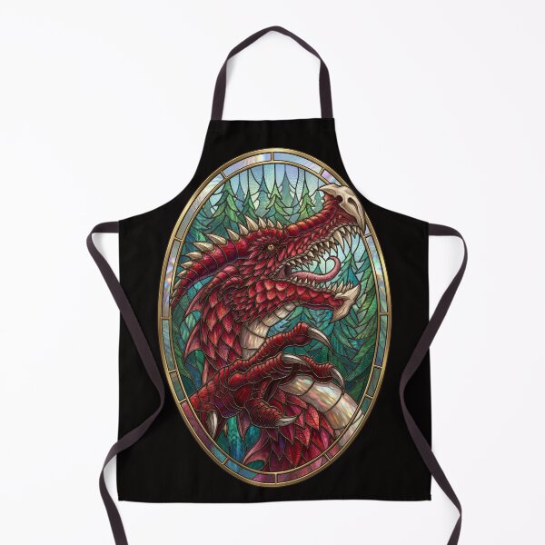 Item preview, Stained Glass Dragon designed and sold by GothTees.