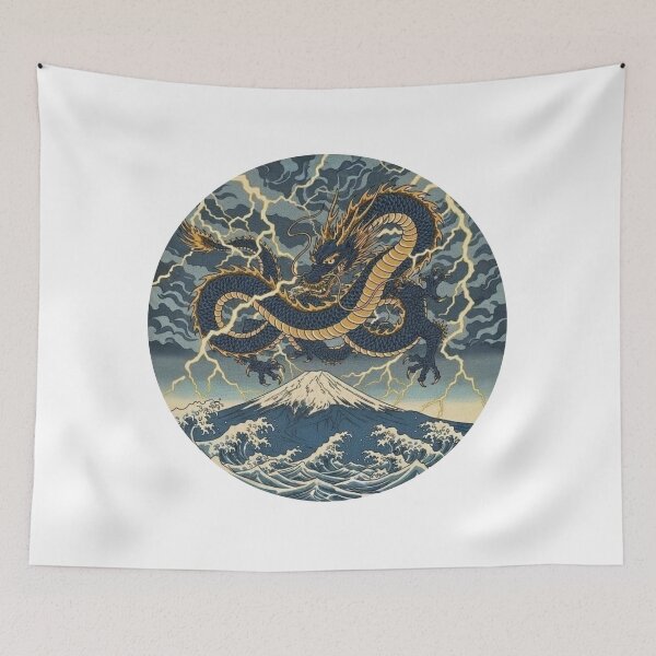 Item preview, #1 Seiryu | Blue Dragon of Fuji | FUJIYAMA JAPAN WORKS designed and sold by FUJIYAMA-JAPAN-WORKS.