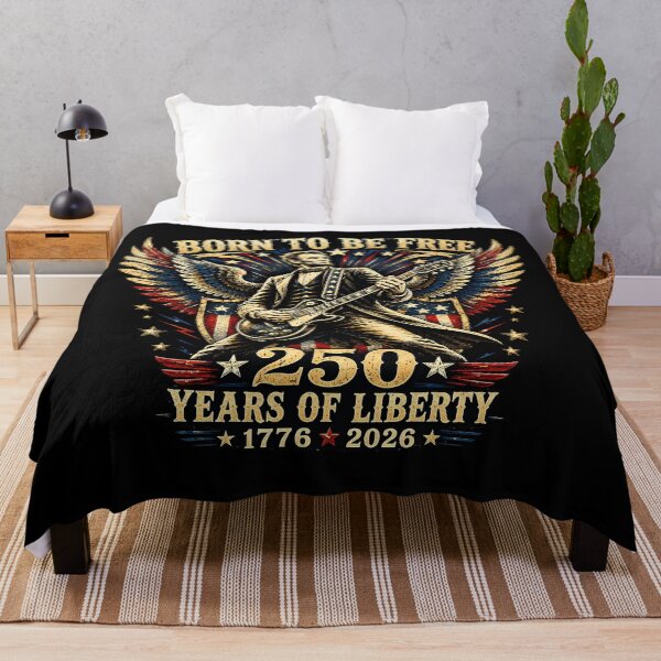 Item preview, Born to Be Free 250 Years of Liberty Patriotic Guitar designed and sold by Axivra.