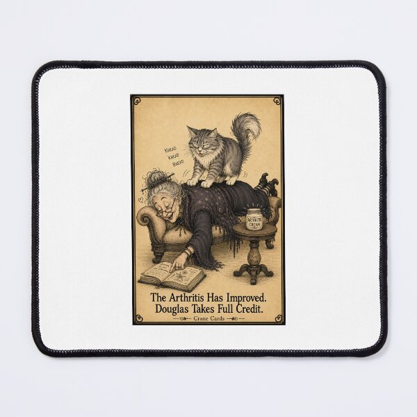 Item preview, Crone Cards - The Arthritis Has Improved. Douglas Takes Full Credit. designed and sold by Kay Mhor Studio.