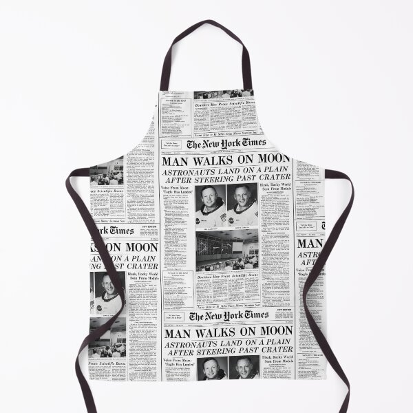 Item preview, Moon Landing Front Page 1969 – Vintage Newspaper Cover designed and sold by Abeshinobi.