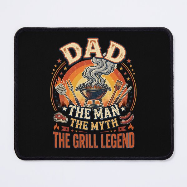 Item preview, Funny Father’s Day BBQ Grill Master Gift for Dad From Kids Retro Vintage Humor designed and sold by Im-Ara.