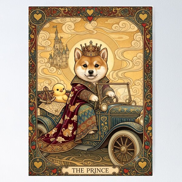 Item preview, Shiba Inu  designed and sold by Black Cat Matters.