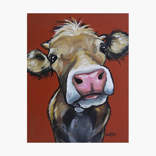 Humorous Wall Decor Fancy Cow Tails Photography Print Fine Art Poster