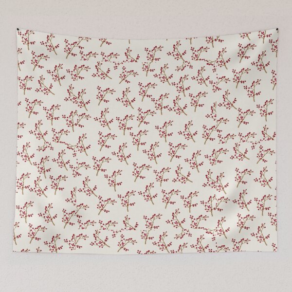 Item preview, Elegant Red Berry Botanical Pattern | color 3 designed and sold by Asmaa Abdul-Azim.